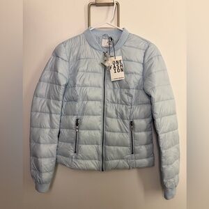 NWT Vero Moda Sky Blue Puffer Jacket